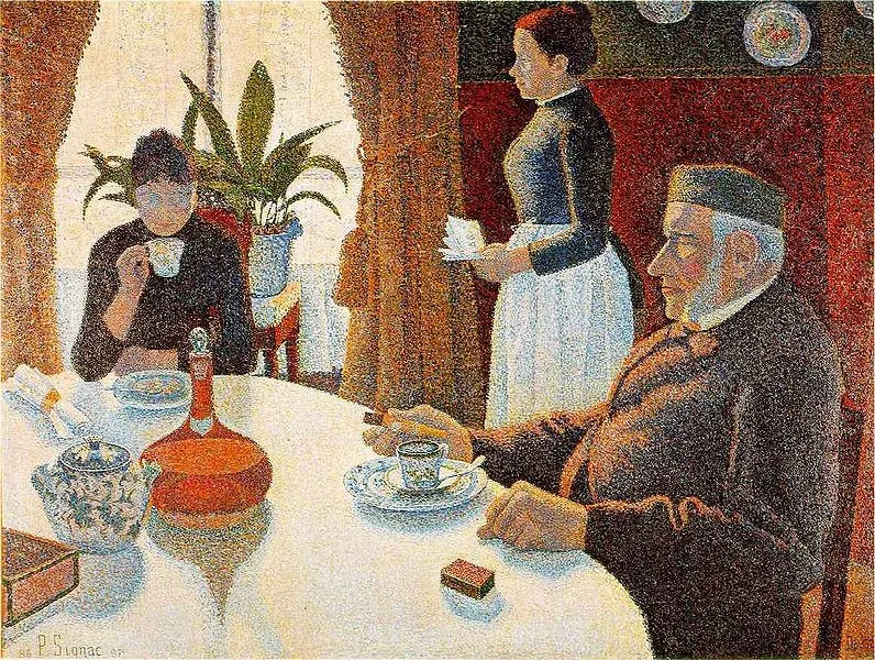 Breakfast, 1886-1887/ポール・シニャック