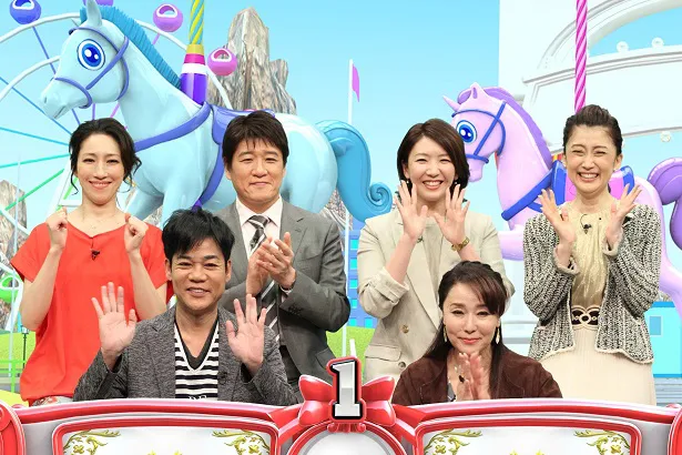 4月22日(月)放送の「ネプリーグ」に浅野ゆう子(写真下段右)が元宝塚トップスターを引き連れ登場