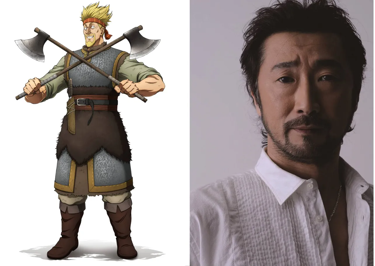 非常に大柄な体格と、人間離れした腕力を持つ武将・トルケルを演じる大塚明夫