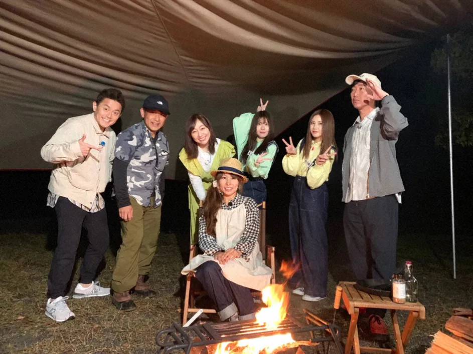 「SKE48のバズらせます!!」でおしゃれキャンプに挑戦するSKE48メンバーたち