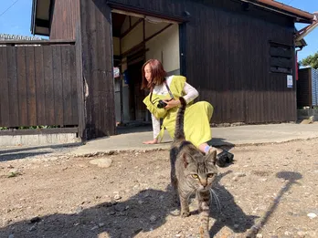 SKE48が東海地方随一の“ネコ島”でバズる写真撮影に挑戦