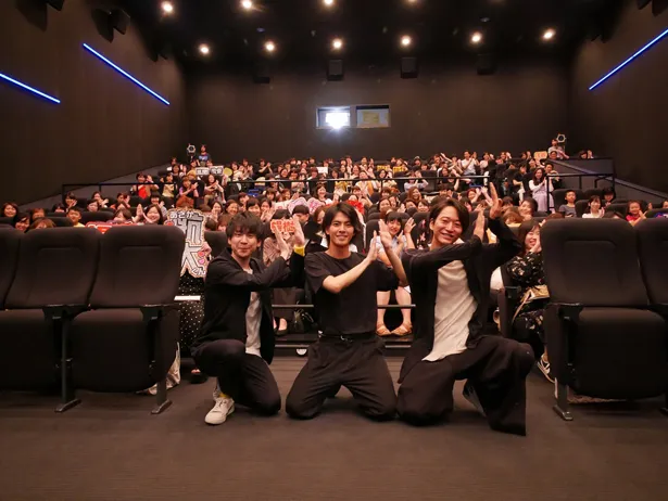 大阪、名古屋で映画「チア男子!!」の“熱烈応援御礼舞台あいさつ”を実施！　浅香航大、中尾暢樹、風間太樹監督がトークを行った