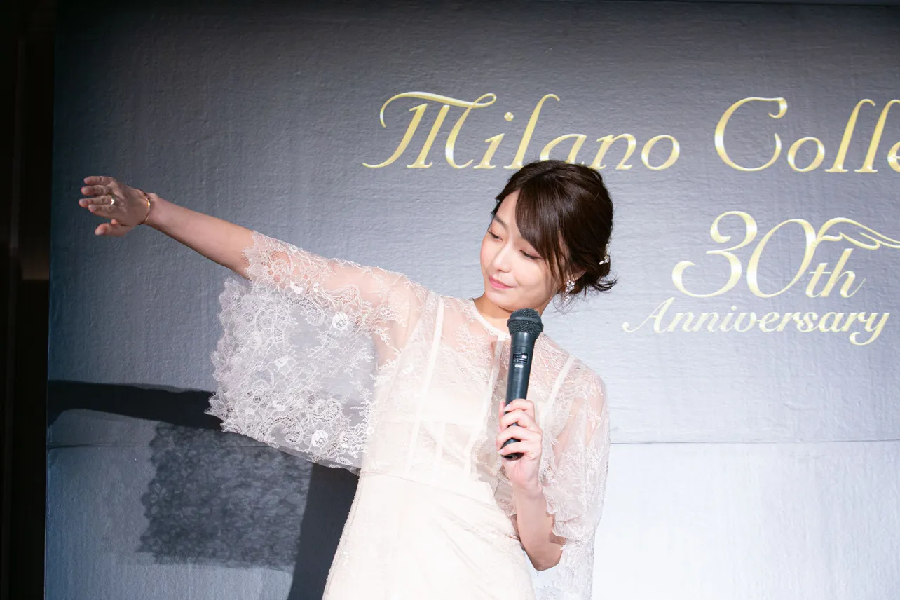 宇垣美里　カネボウ化粧品「Milano Collection SALONE 2020」発表会