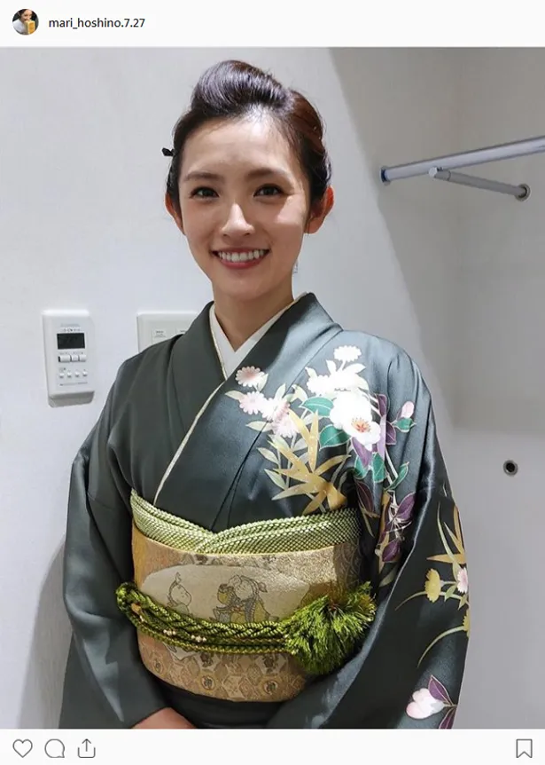 ※画像は星野真里(mari_hoshino.7.27)Instagramより