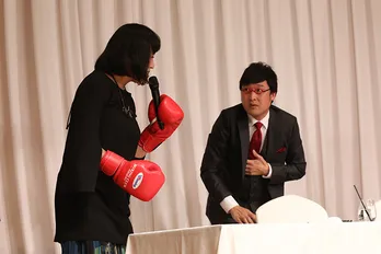 しずちゃんが山里亮太の入籍会見に登場「お前か! わしの大事な親友を奪ったのは!」