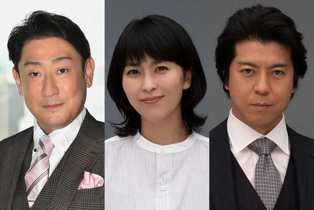 日曜劇場「ノーサイド・ゲーム」への出演が発表された中村芝翫、松たか子、上川隆也