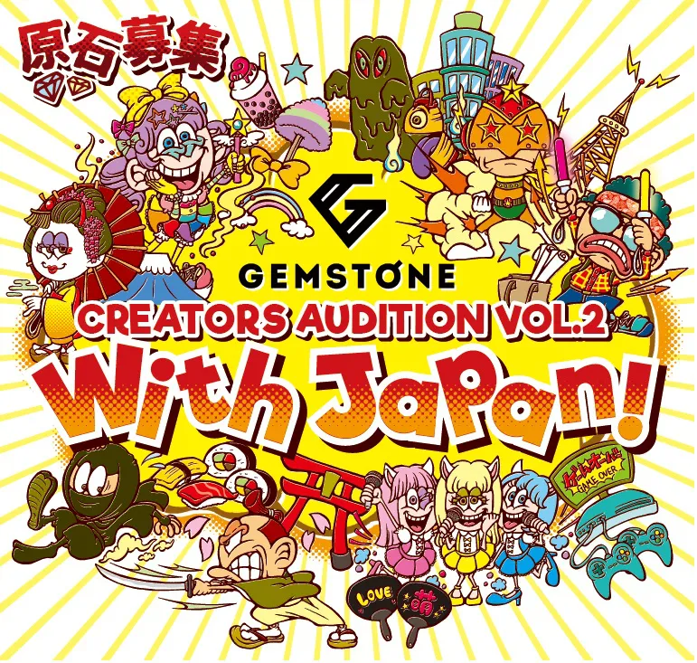 「GEMSTONE」“With Japan!”をテーマにオリジナルキャラクターの募集開始