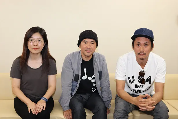 「いだてん」演出を手がける一木正恵、井上剛、西村武五郎(左から)