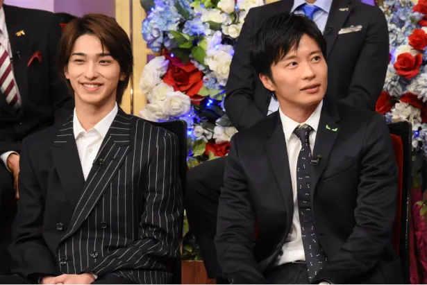 6月24日(月)放送「しゃべくり007」に横浜流星(左)と田中圭(右)が出演！