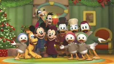 「ポップアップ　ミッキー　～すてきなクリスマス」には、ミッキーの仲間たちが続々登場！