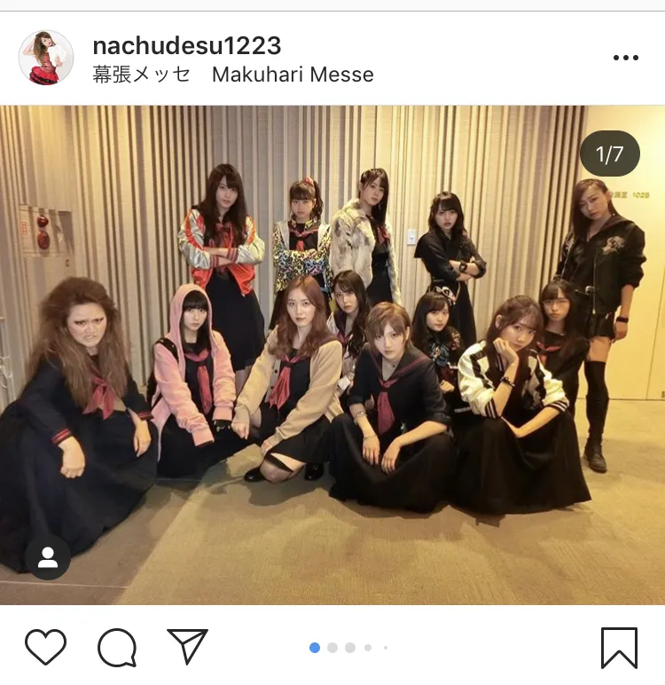 【写真を見る】「マジすか学園」衣装で「THE MUSIC DAY 2019―」に出演したAKB48メンバーとなちゅ
