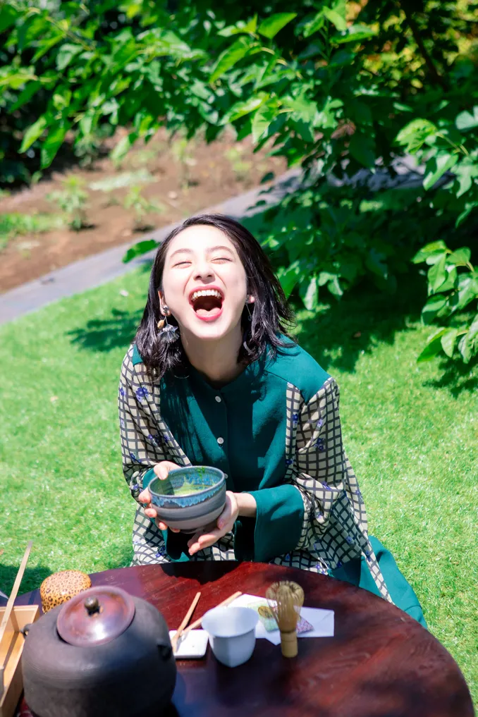 【写真を見る】抹茶の味に大満足