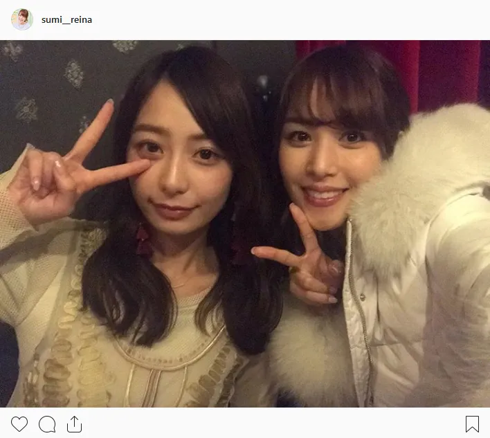 テレビ東京鷲見玲奈アナ(sumi__reina)公式Instagramより