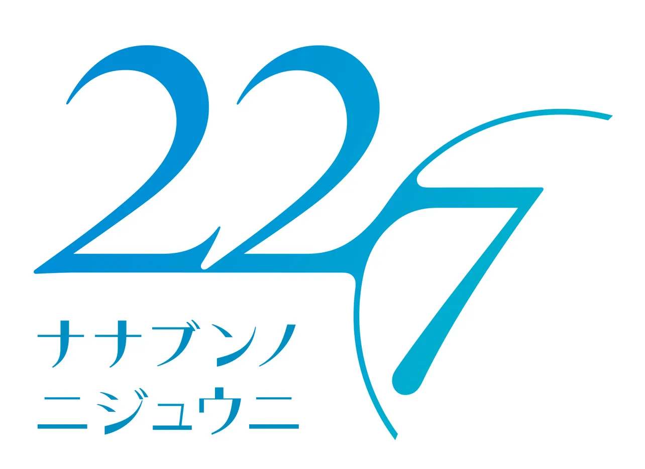 アニメ「22/7」のタイトルロゴも公開された