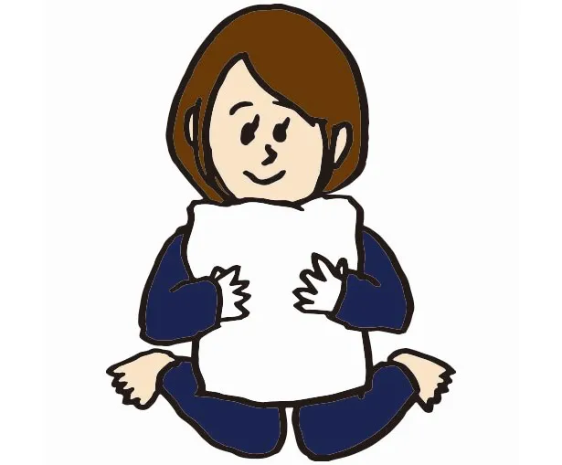 パントビスコが描くパジャマ姿の富田美憂 