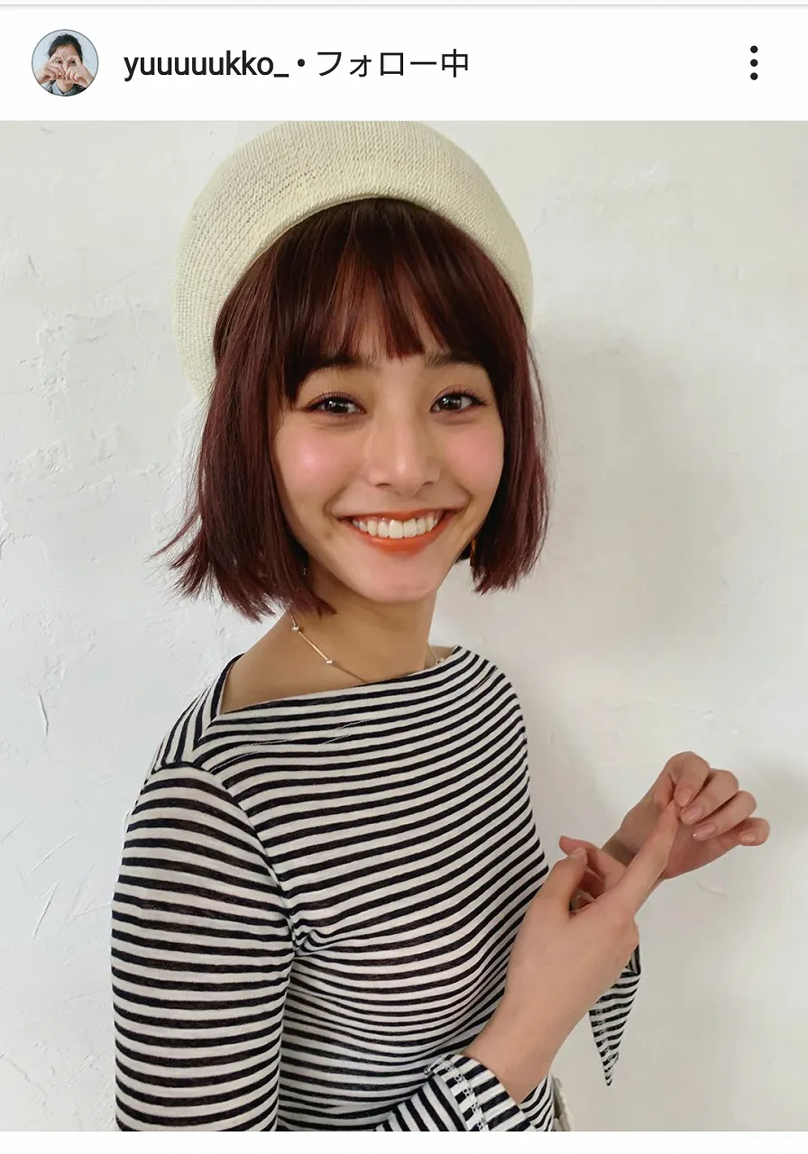 ヘアアレンジもキュートな新木優子