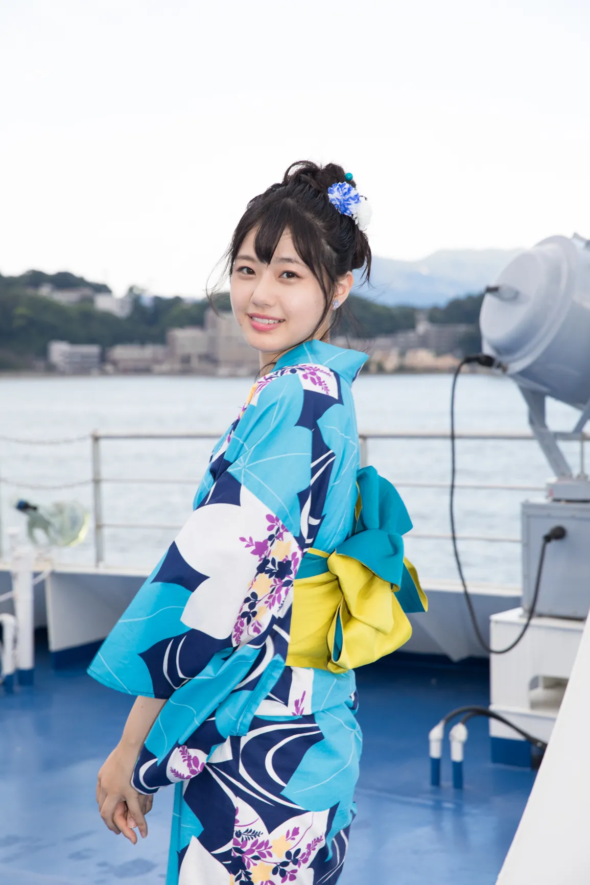 【写真を見る】STU48・瀧野由美子が艶やかな浴衣姿を披露