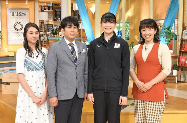 バレーボール女子日本代表 21歳の若きエースが安住アナに意気込みを語る 東京 Victory 1 2 芸能ニュースならザテレビジョン
