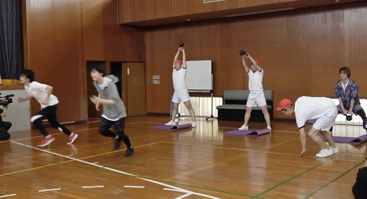 若手俳優の山本一慶、納谷健もトレーニングに挑戦！