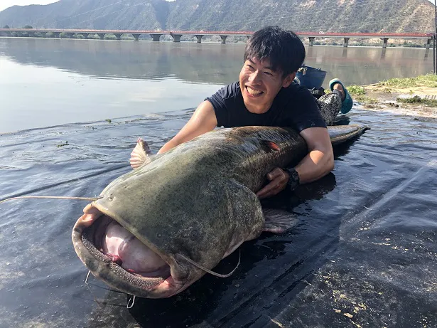 怪魚ハンターがスペインで怪物ナマズに挑む