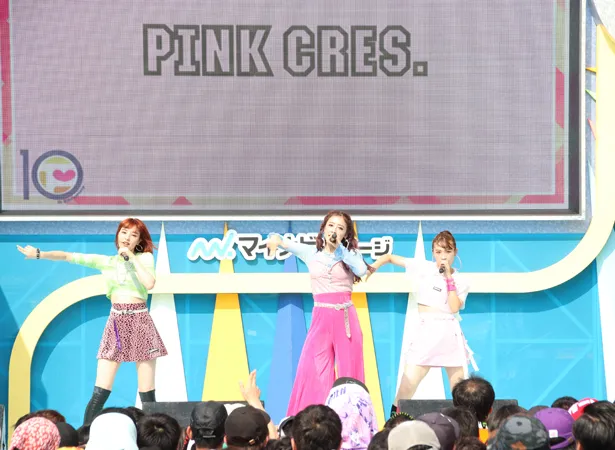 「TIF」初出演のPINK CRES.