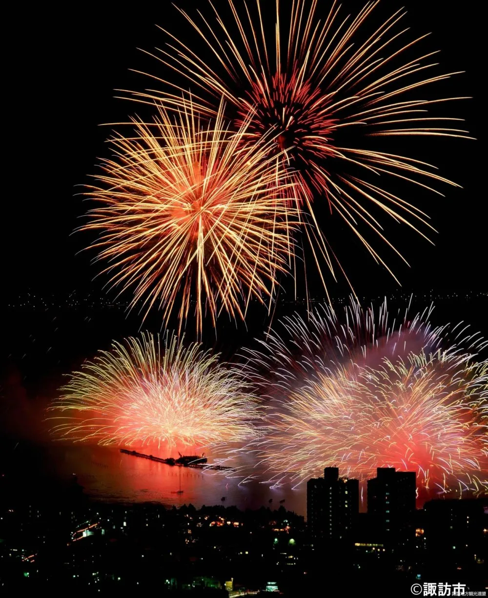 諏訪湖祭湖上花火大会より