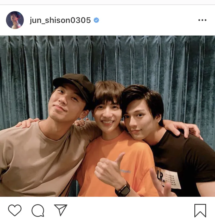 【写真を見る】竹内涼真＆志尊淳＆新田真剣佑のイケメン仲良し3ショット