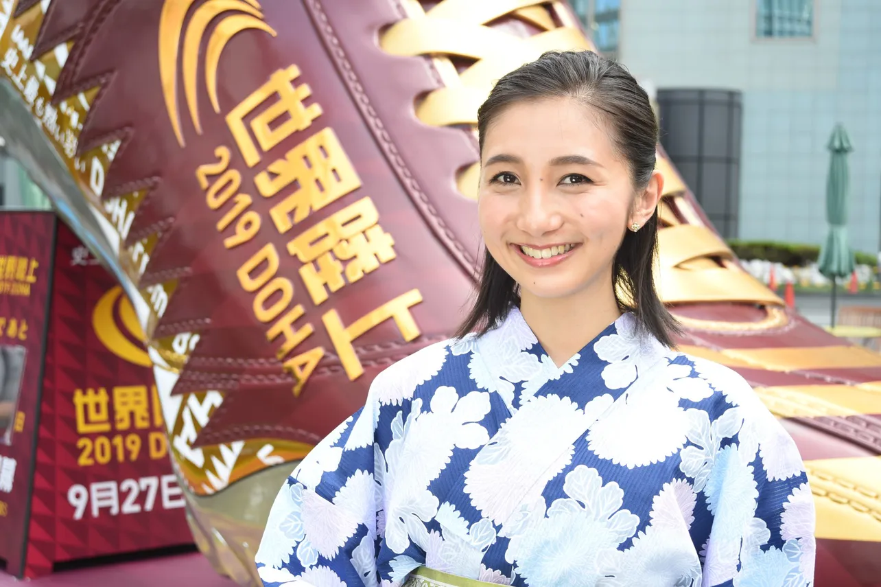 「一人でも多くの方を笑顔にできるアナウンサーになりたい」と明かす近藤夏子アナ