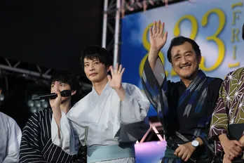 <おっさんずフェス>田中圭、1年2カ月ぶり「ただいま!」「劇場版はパワーアップ」【レポートvol.2】