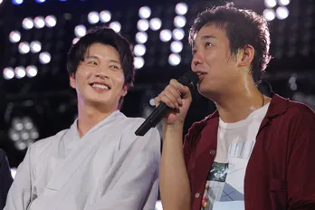 <おっさんずフェス>スキマスイッチLIVEにキャストも興奮!「みんな映画館に“行ってみ~”」とアピール【レポートvol.3】