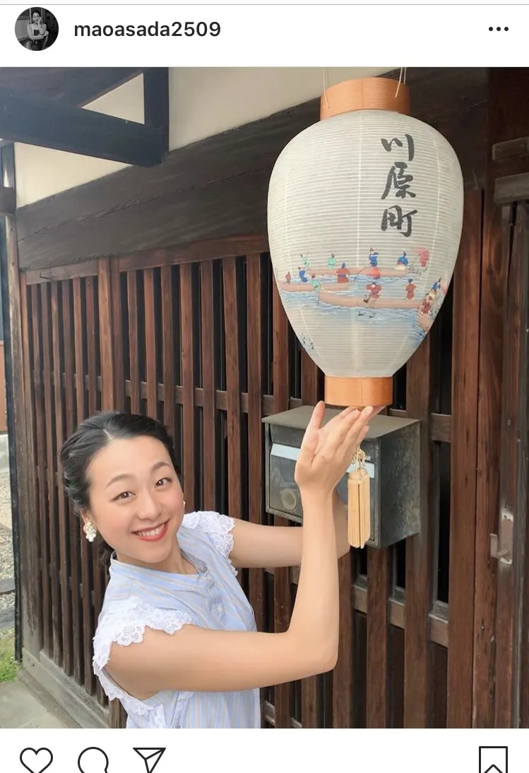 ※浅田真央Instagram(maoasada2509)のスクリーンショットです