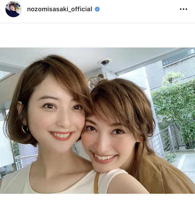 佐々木希Instagram(nozomisasaki_official)より