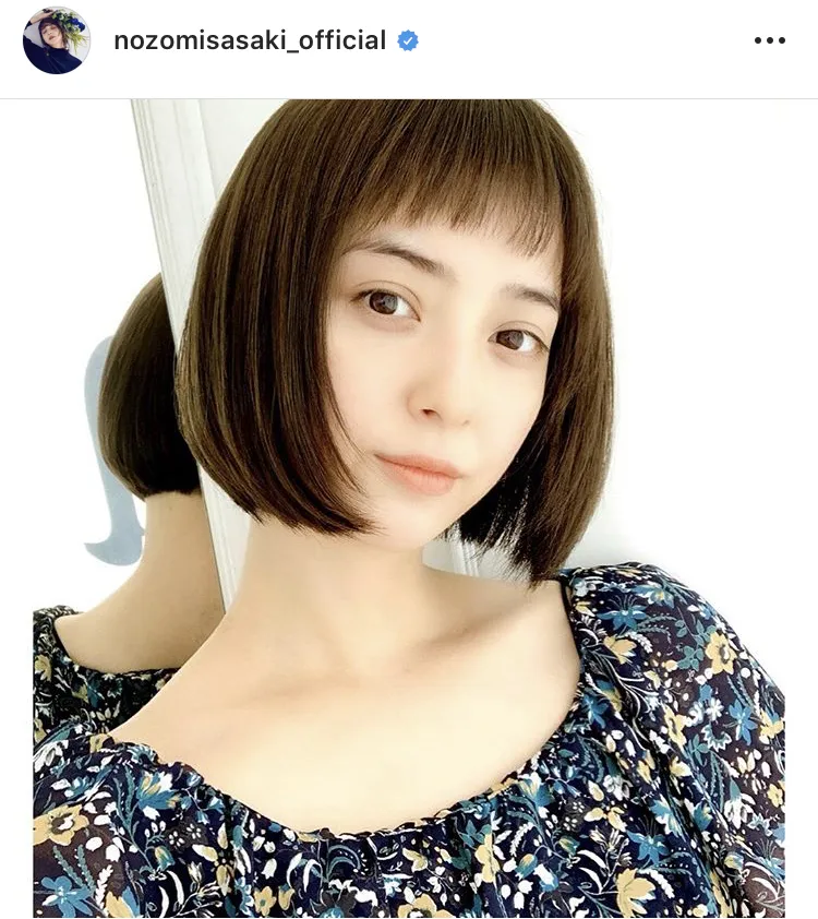 佐々木希Instagram(nozomisasaki_official)より