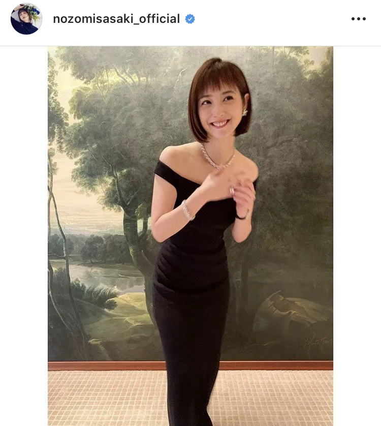 佐々木希Instagram(nozomisasaki_official)より