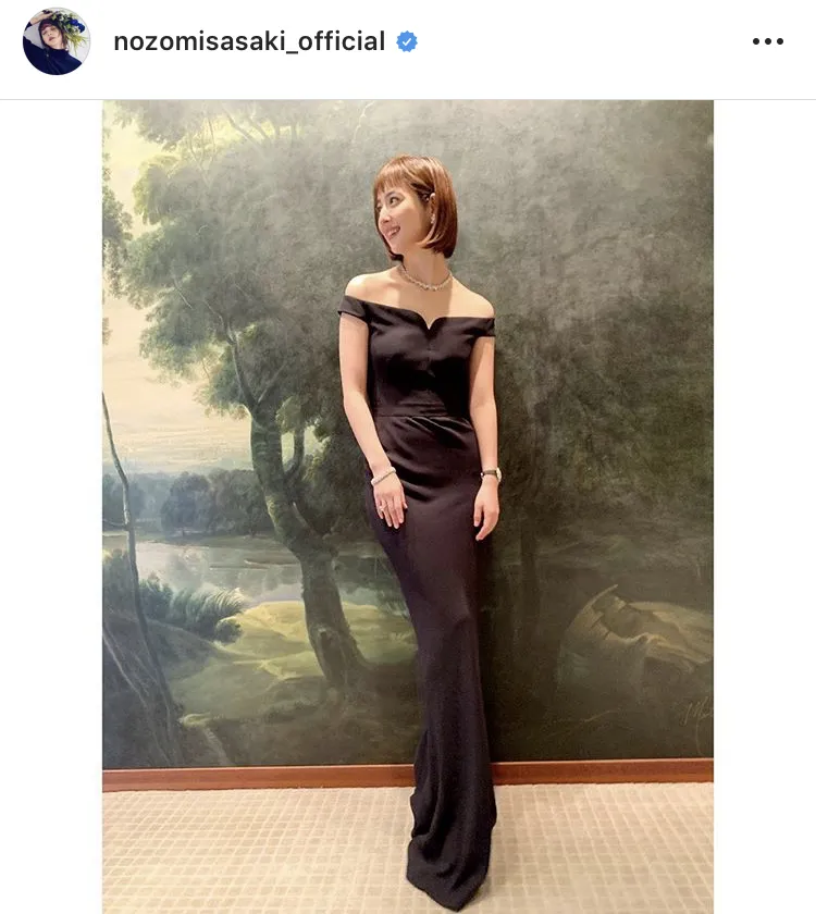 佐々木希Instagram(nozomisasaki_official)より