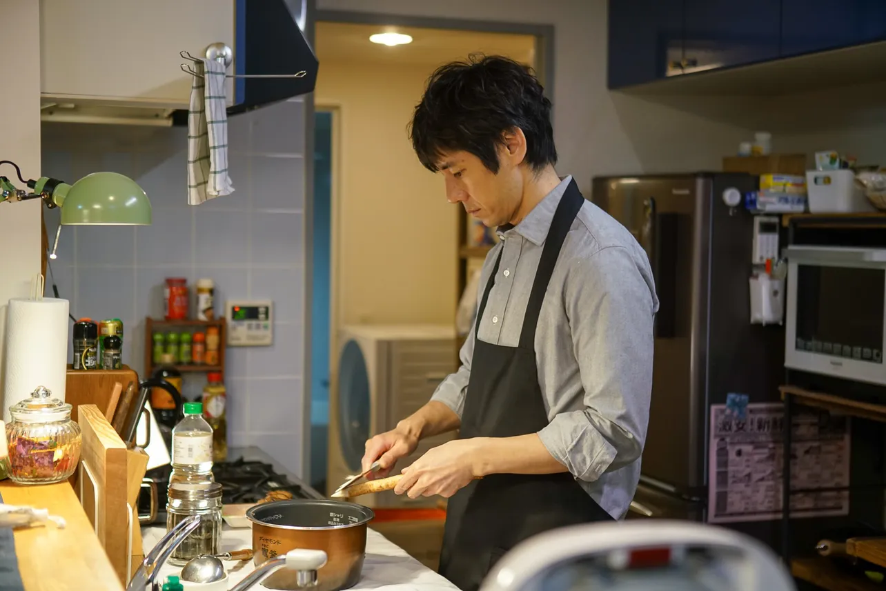 シロさんの作るおいしそうな料理も注目を集めた