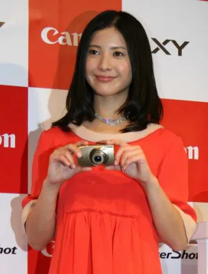 キヤノンデジタルカメラの新コミュニケーションパートナーに起用された吉高由里子