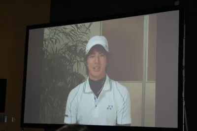 アメリカ遠征中の石川遼選手はビデオメッセージでコメント