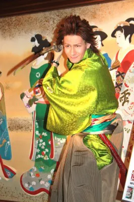 「好きな侍は武田信玄。侍だっけ？」と、おとぼけ発言で会場を沸かせた