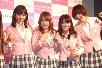 AKB48が母校にやってくる!! 前田敦子、大島優子らが学生時代のエピソードを語る!