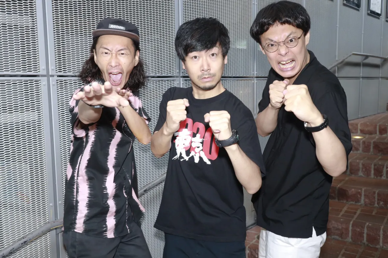 GAG/坂本純一(写真左)、福井俊太郎(写真中央)、宮戸洋行(写真右)