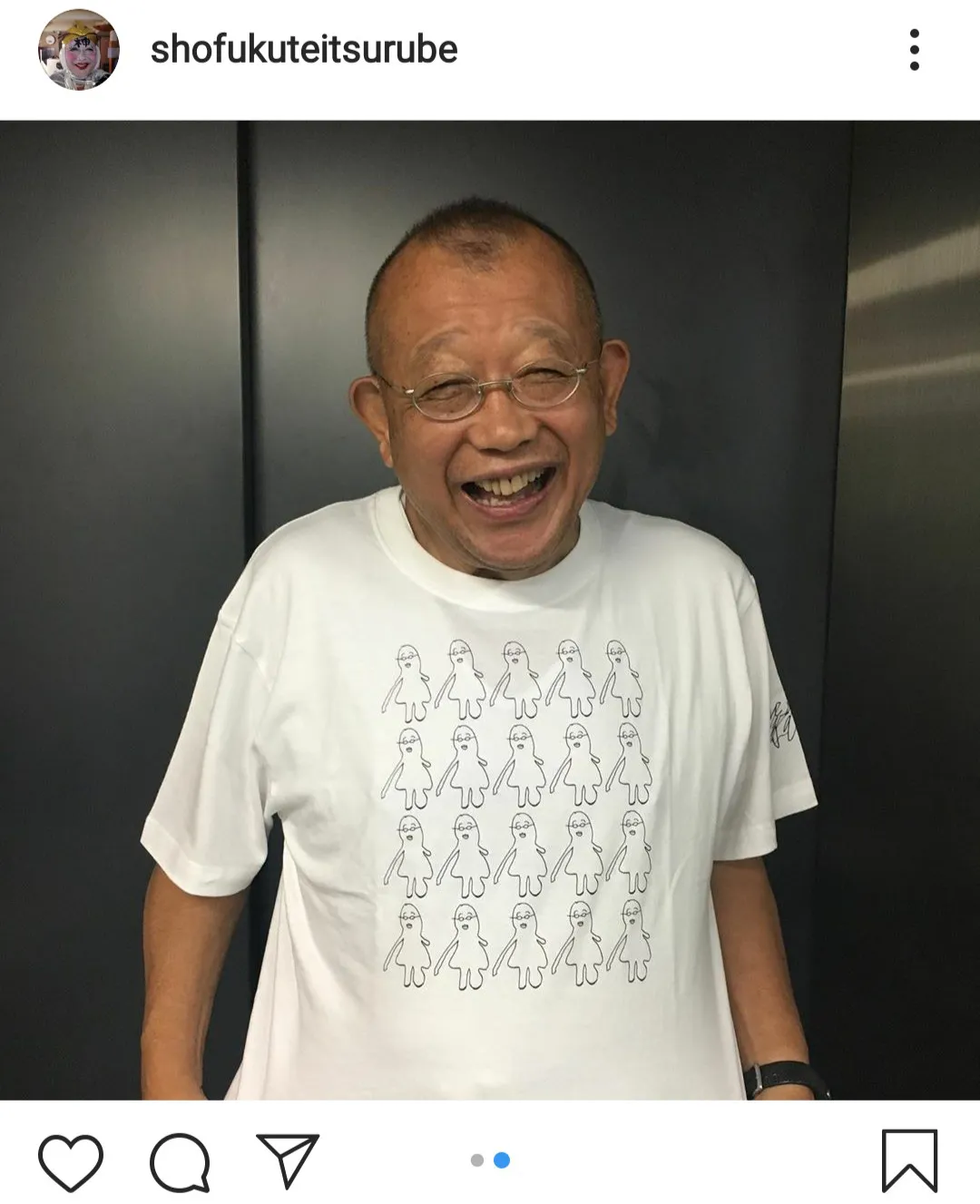 【写真を見る】“平野紫耀画伯”の「鶴瓶さんがいっぱい!?」似顔絵Tシャツ