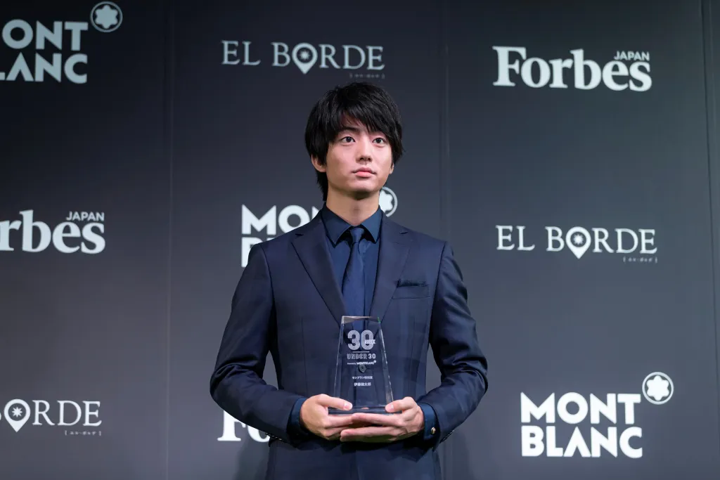 モンブラン特別賞受賞者の伊藤健太郎