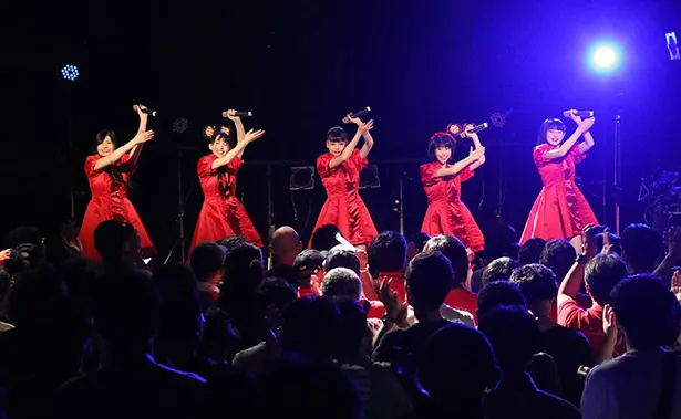アイドルフェス「ミュージックパーク」に出演した九州女子翼