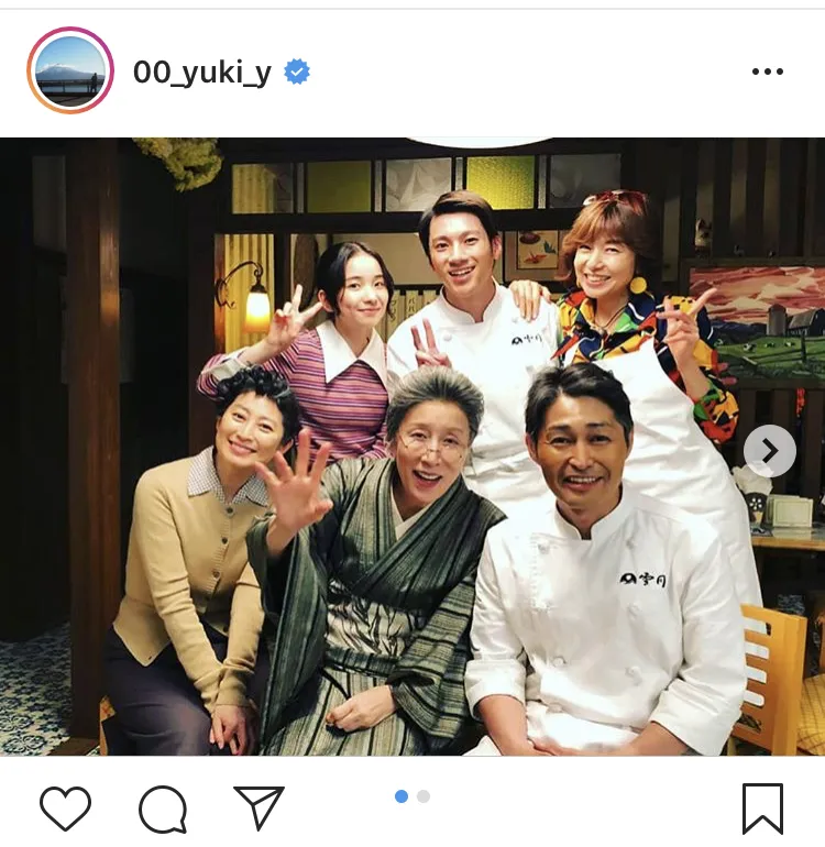 山田裕貴は仙道敦子、高畑淳子、安田顕、福地桃子、山口智子との写真を公開