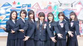 距離感が大事？　STU48が2人で風船を挟んで走る！