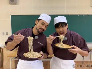 DEEP・KEISEIと劇団EXILE・小澤雄太がそば打ちに挑戦