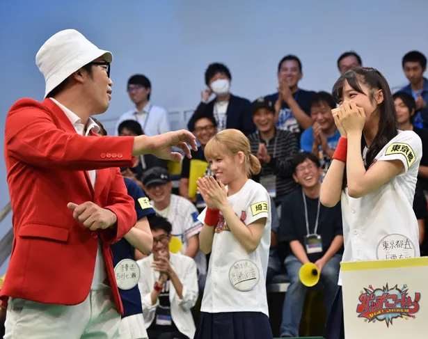 小栗有以は即興芝居に挑戦するも「難しいですよ～」と悲鳴を上げる