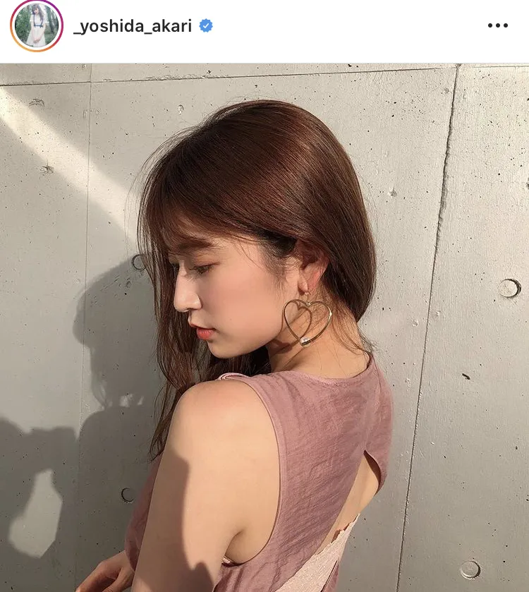 ※吉田朱里オフィシャルInstagram(_yoshida_akari)より