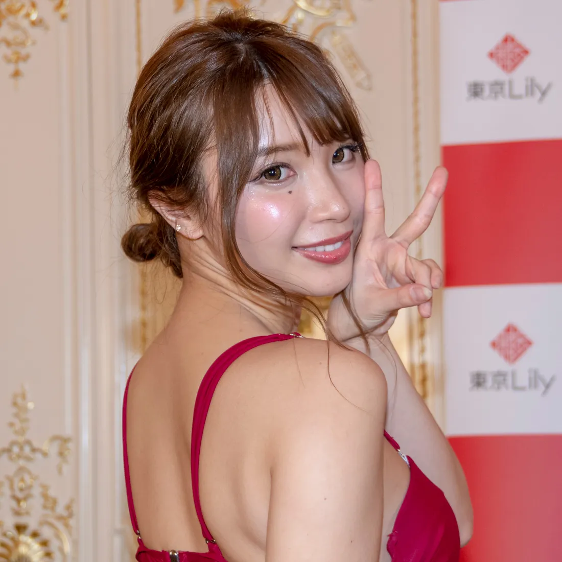 アイドル専門ポータルサイト「東京Lily」4周年記念イベントに出席した海里